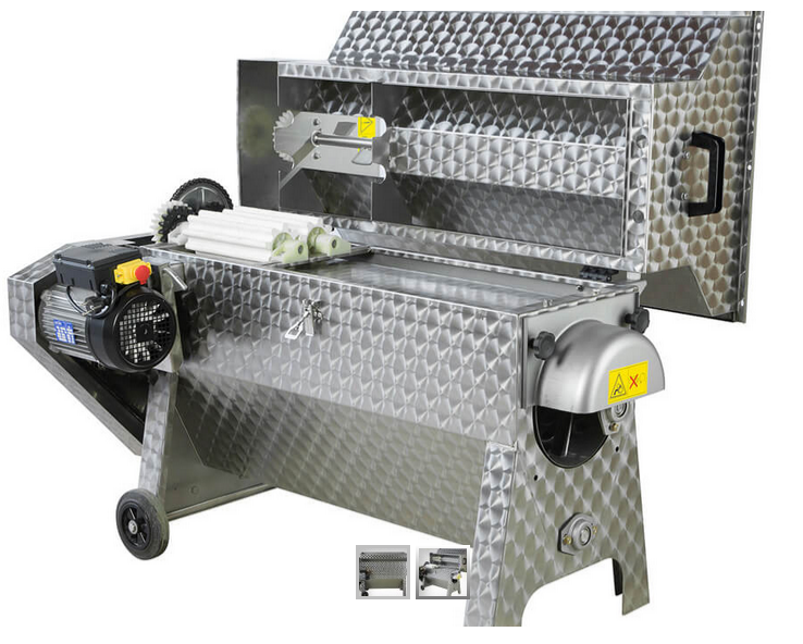 Model 234-K20 şi Model 235 K30 - Dezciorchinător Inox Struguri cu Motor și Pompă